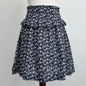 J. Crew Crewcuts Girl's Giraffe Navy Cotton Skirt